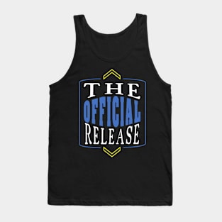 The Official Release Blue Tank Top